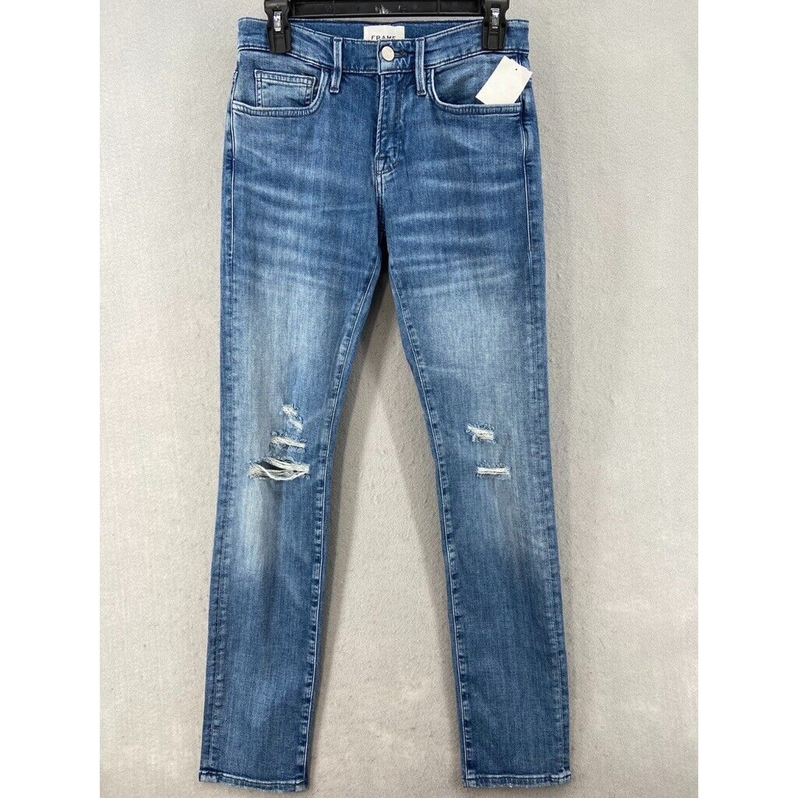 New Frame Jeans Mens 28 L'homme Slim Blue Lmh785blwr Cotton 5 Pocket